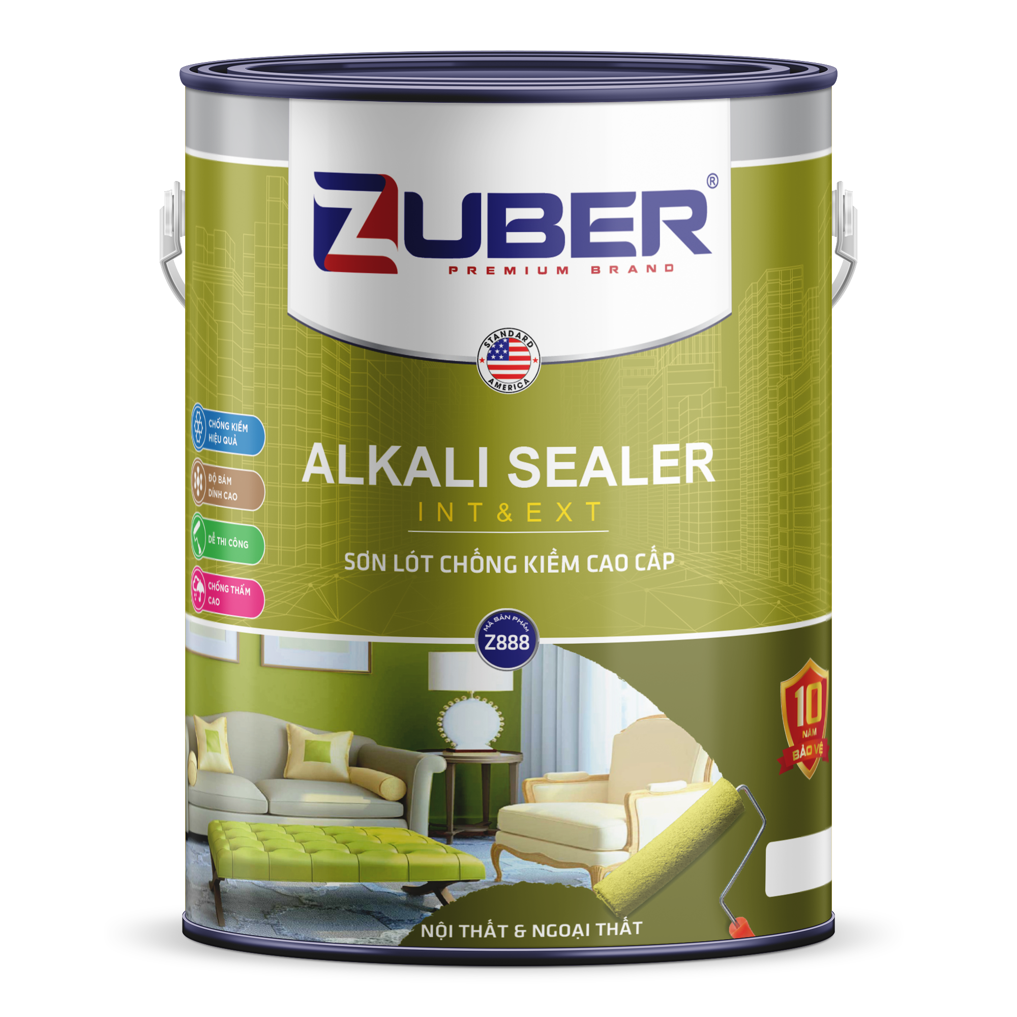Sơn lót chống kiềm cao cấp – Alkali Sealer Z888